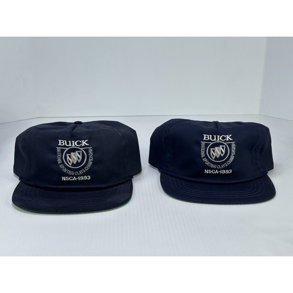 2 VTG NSCA 1993 Rope Brim Buick National Sporting‎ Clays Championship Hat USA
